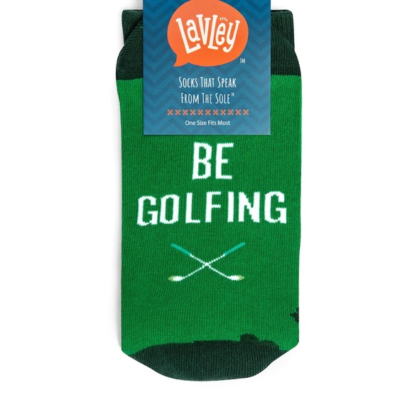 Lavley “I’d Rather Be Golfing” Socks - Picture 1 of 5